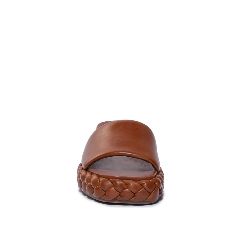 Sandale Slide Bernardo Charleston Braided Dama Ciocolata | VPS6846DN