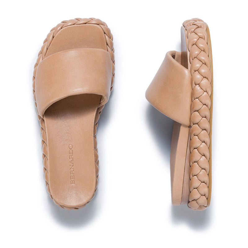 Sandale Slide Bernardo Charleston Braided Dama Maro | KCZ2565RA