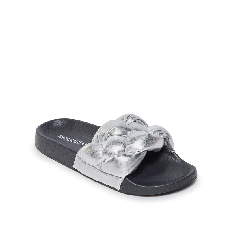 Sandale Slide Bernardo Rylee Pool Dama Argintii | GYD2228VZ