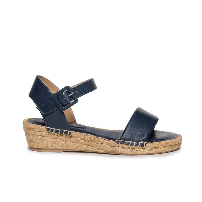 Sandale cu Pene Bernardo Madrid Espadrille Dama Bleumarin | KVD2039KM