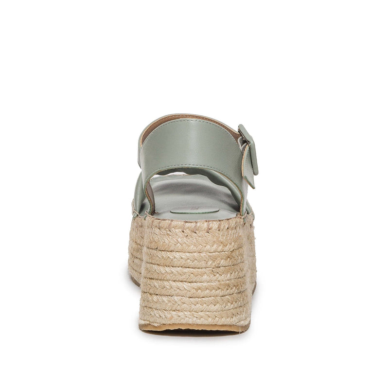 Sandale cu Platforma Bernardo Mallorca Espadrille Dama Verzi Deschis | CCF8135JL