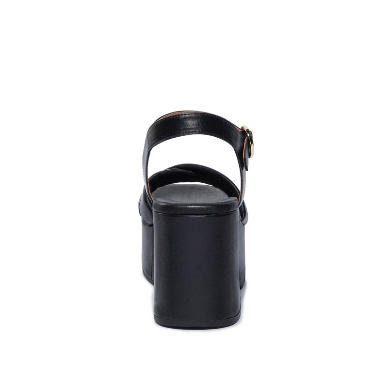 Sandale cu Platforma Bernardo Weston Dama Negrii | ZXN7782XV