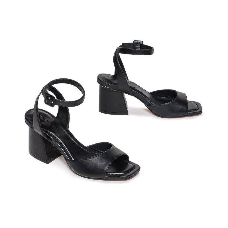 Sandale cu Toc Bernardo Nyack Dama Negrii | QYE1439TX